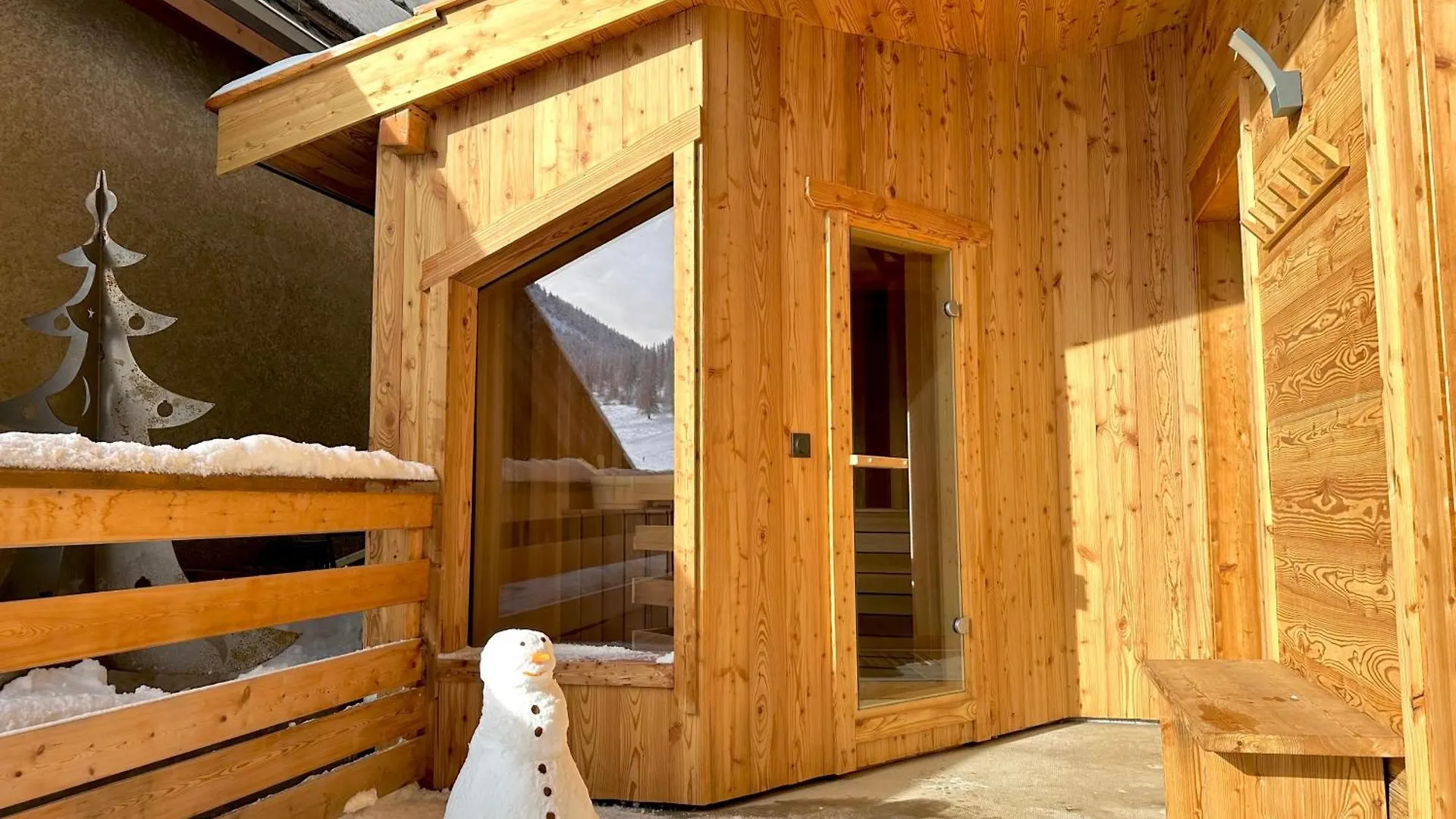 Le Janus, Pied Des Pistes, 2 Garages, Terrasse Avec Sauna Montgenevre